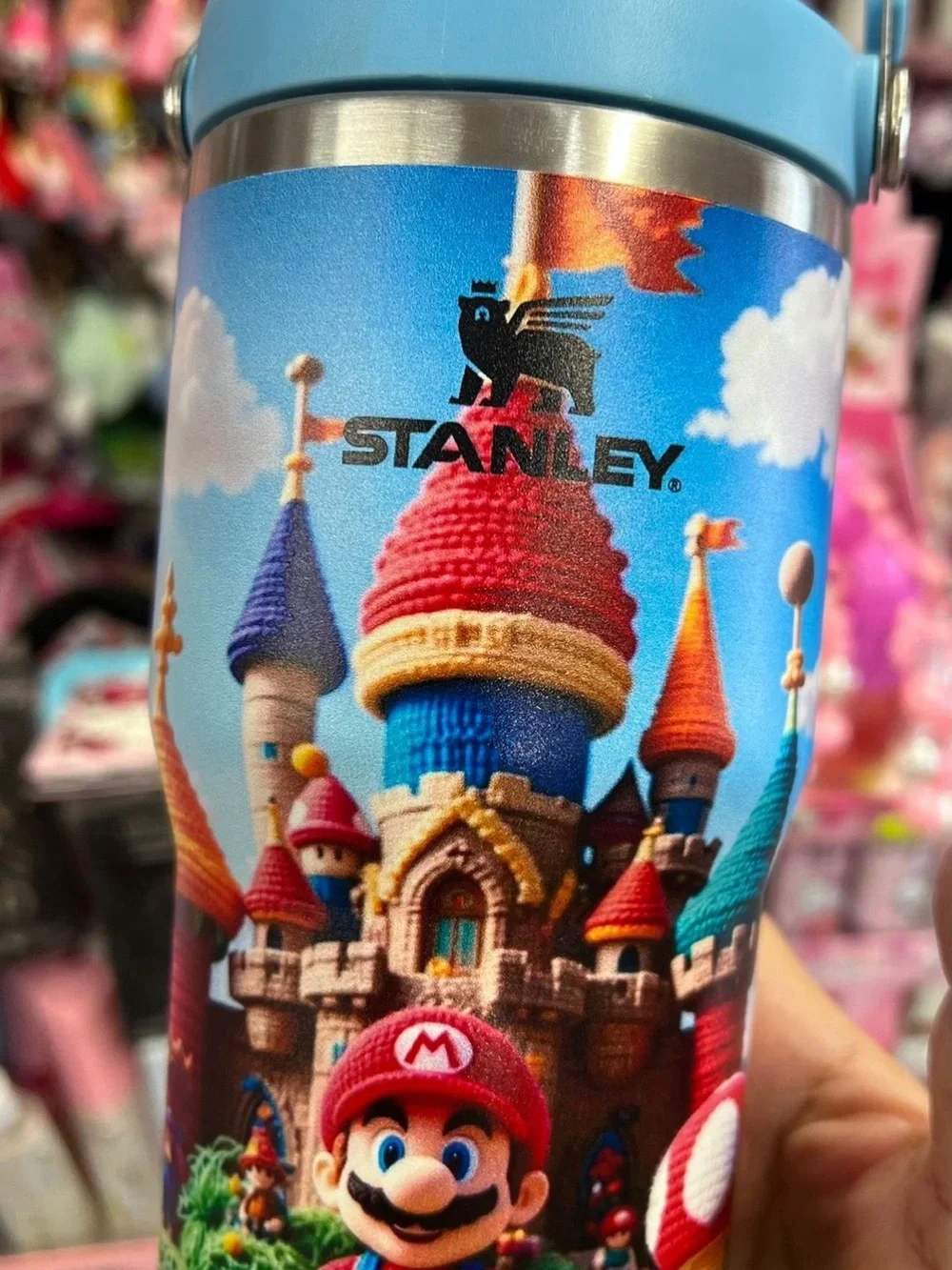Mario Stanley Multicolor Mario Castle Kids Insulated Bottle